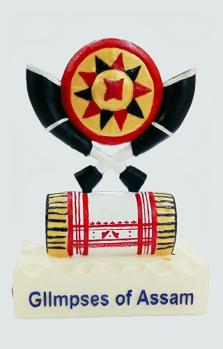 3D Printed Biodegradable Polymer Assam Statue, Packaging Type : Box