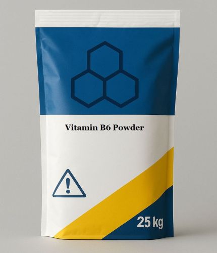 Vitamin B6 Powder, Color : White for Dietary Supplement