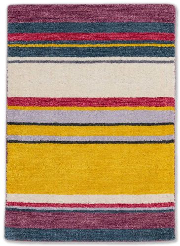 Printed Wool Handloom Carpet, Color : Multicolor