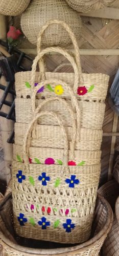 Jute Tote Bags, Color : Brown, Pattern : Printed