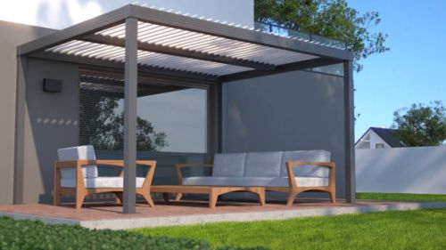 Muro Mesh & Fabric Zip Shades (Verandah Shade) Mutlisize
