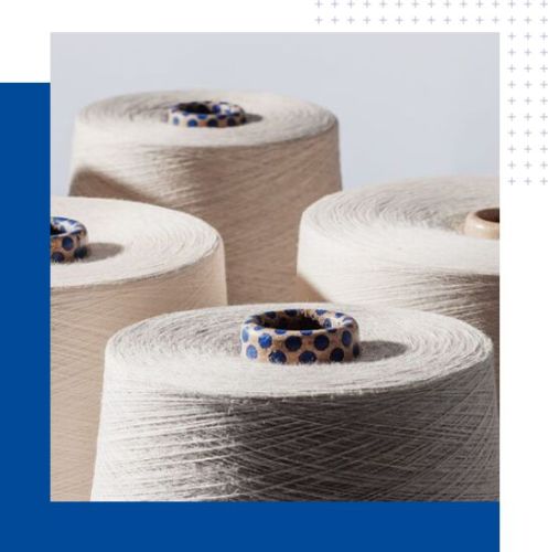 Cotton Yarns, Color : White for Textile Industry