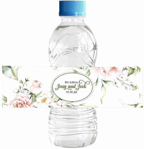 Custom Printed Water Bottle Plastic Label, Packaging Type : Roll
