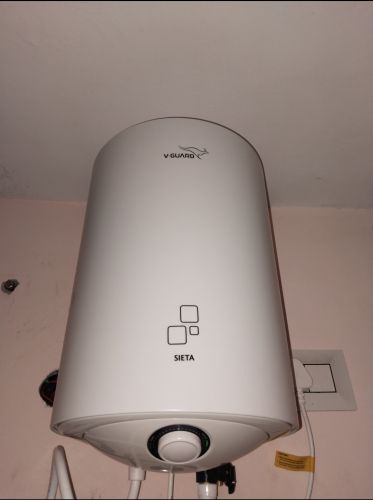 Solar Electric Water Geyser, Packaging Type : White