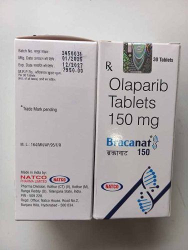 Bracanat 150mg Olaparib Tablet, Packaging Type : Box