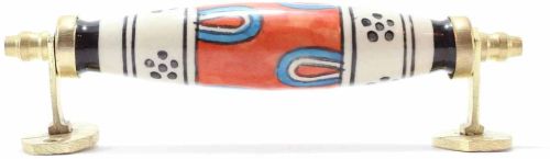 Metal Handcrafted Door Pull Handle, Color : White ( Base )