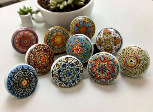 Polished PQG DN002 Decorative Ceramic Knob