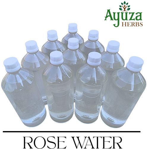 Natural Rose Water Bottles for Cosmetics, Toner, Facial Mist