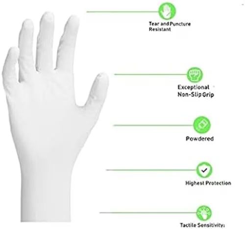 Plain Peace Non-Toxic Latex Examination Gloves, Gender : Male Female