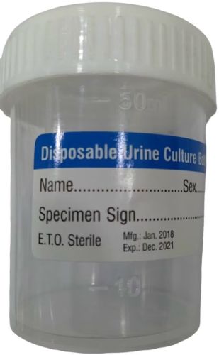 Hard Polystyrene Sample Container, Brand Name : Peace