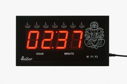 Acrylic Polished Electric IDC-01/HH:mm/FND Digital Clock