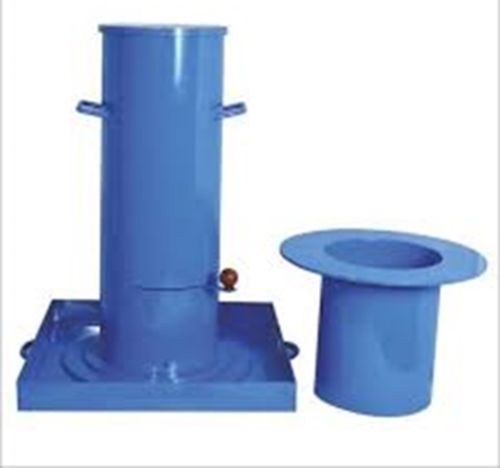 Iron Polished Sand Pouring Cylinder, Color : Blue