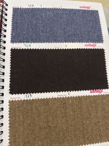Cotton & Wool 555 GSM Blazer Fabric, Brand Name : Ustad Ji