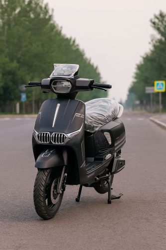 Electric Woz Bmw Scooter, Color : Black