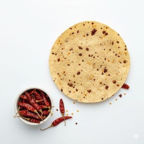Red Chilli Papad for Human Consumption