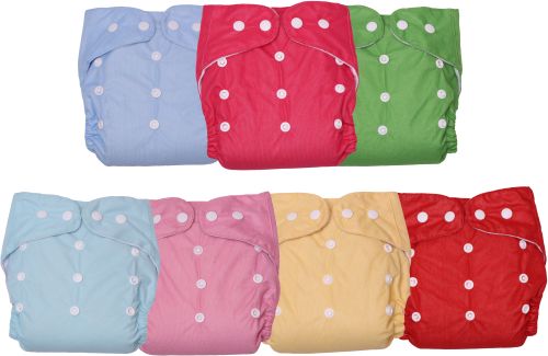 Printed Cotton Plain Resusable Cloth Diaper, Brand Name : AR ASHIOR