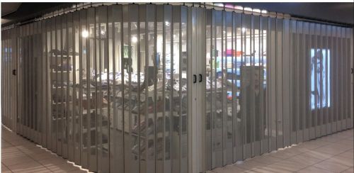 Stainless Steel Powder Coated Sliding Folding Shutters Doors