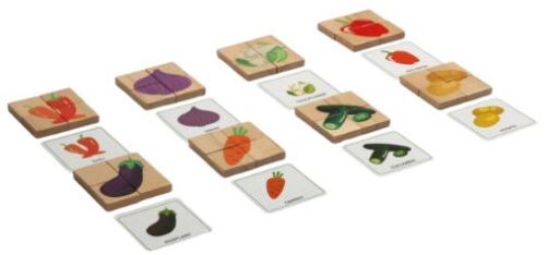 Polished Wooden Vegetables Puzzles, Color : Brown, Gender : Unisex