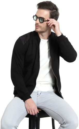 Plain Polyester Bomber Jacket, Brand Name : STYLUXE XXL, XL
