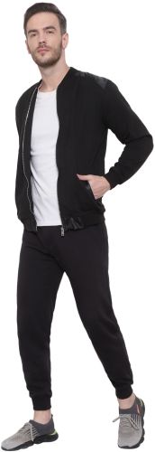 Plain Fleece Men Track Suits Tracksuit Set, Jackets, Gender : Male