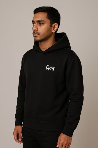 Regular Collar Cotton Printed Hoodie, Brand Name : Amodred, Styluxe