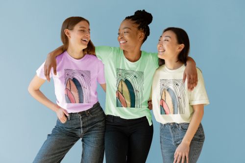 50% Cotton/50% Polyester Promotional Tshirt, Pattern : Printed