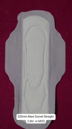 320mm White Smooth Cotton Sanitary Pad, Brand Name : Freedom