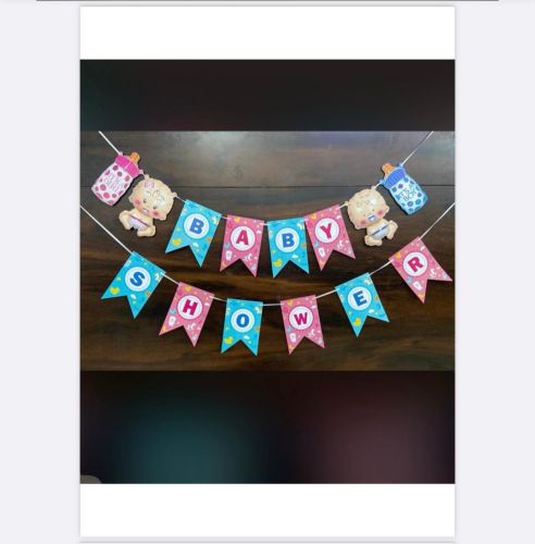 Paper Baby Shower Banner