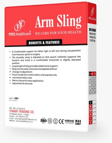 Nylon Arm Sling, Brand Name : Pro Healthcare