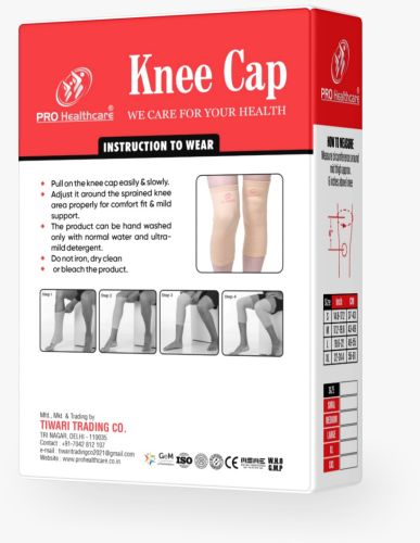 Plain Cotton Knee Cap, Color : Creamy, Gender : Female, Male