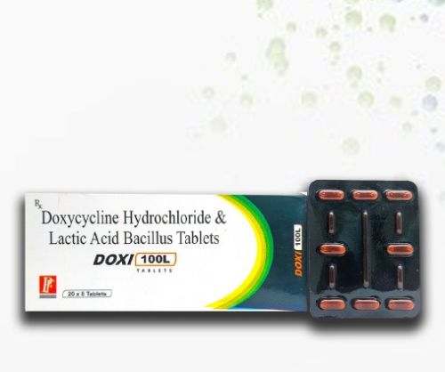 Doxy-100L Doxycycline and Lactic Acid Bacillus 60 Million Spores Tablets