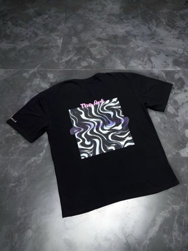 Glamsilva Cotton Printed Oversized Men Shirts, Color : Black