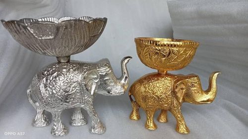 Elephant Silver Bowl For Decoration