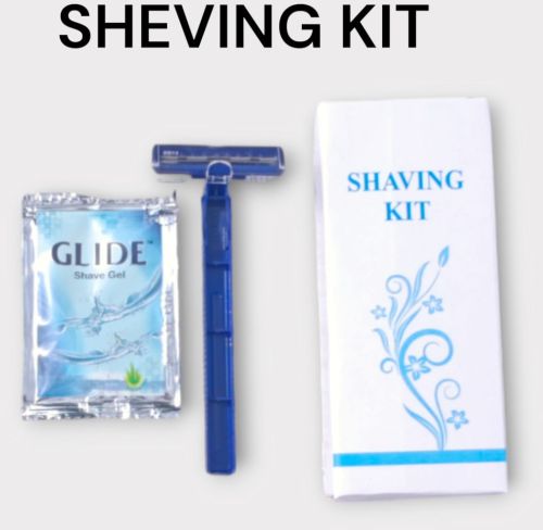 Plastic Hotel Shaving Kit for Travel, Personal