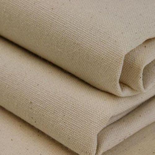 100% Cotton Heavy Duty Canvas Fabric, Color : Greige / Custom Dyed