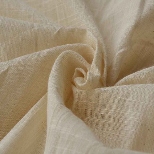 Rayon Slub Fabric, Color : Greige / Custom Dyed