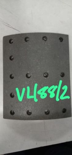 Non Asbestos Volvo Brake Lining, Color : Black 10-20inch