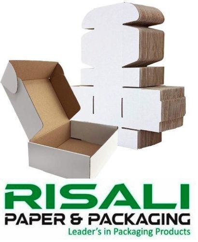 Plain Kraft Paper Corrugated Die Cut Boxes, Shape : Customized