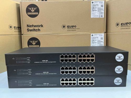 E300-16G Commando Scout E300 16GE, Unmanaged Switch