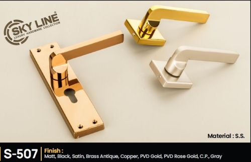 Stainless Steel (S.S.) Skyline S-507 Lever Door Handle