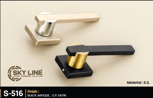 Stainless Steel (S.S.) Skyline S-516 Lever Door Handle Contemporary