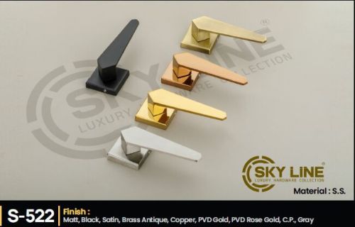 Stainless Steel (S.S.) Skyline S-522 Lever Door Handle Contemporary