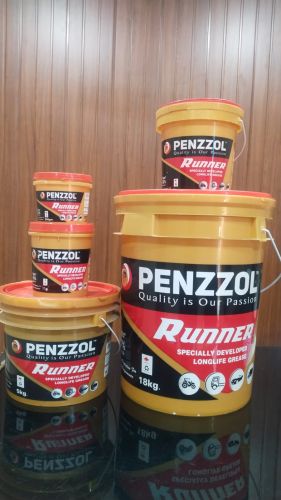 Penzzol Runner ap-3 Grease, Color : White/red/blue, Red/white/blue