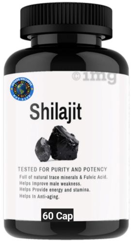 Shilajit, Brand Name : Gstarr Wellness Pvt Ltd, Form : Capsules