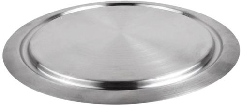 Stainless Steel Round Plate, Color : Silver