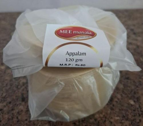 Plain Appalam Papad, Color : Light Yellow, Yellow