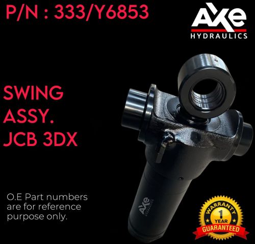 Polished ST-52 333/Y6853 Jcb 3DX Swing Cylinder, Color : Black