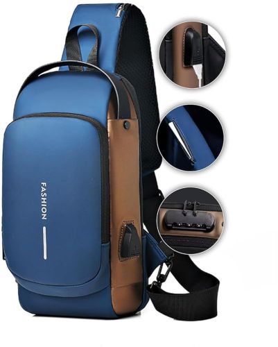 Plain PU Leather Cross Bag, Brand Name : Unbrand