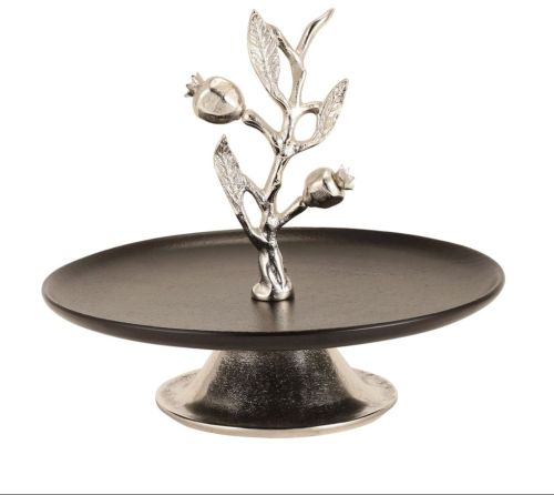 Nickel Plated Aluminum Cake Stand 28x25x28cm