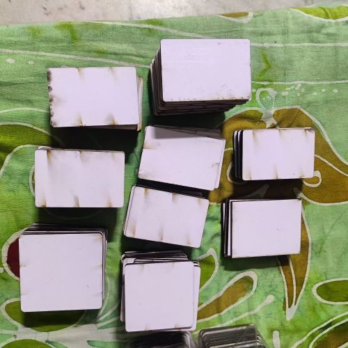 Plain Non Polished Sublimation MDF Coasters 9.5x9.5 Cm